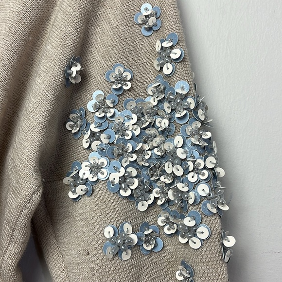 J. Crew beaded sequin sweater - Picture 2 of 6